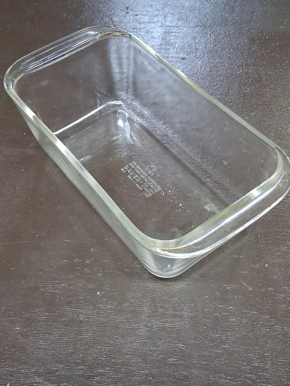 Vintage Pyrex 213 Clear Glass Loaf Pan 8.5 x‎ 4.5 x 2.5 Ovenware Made in USA